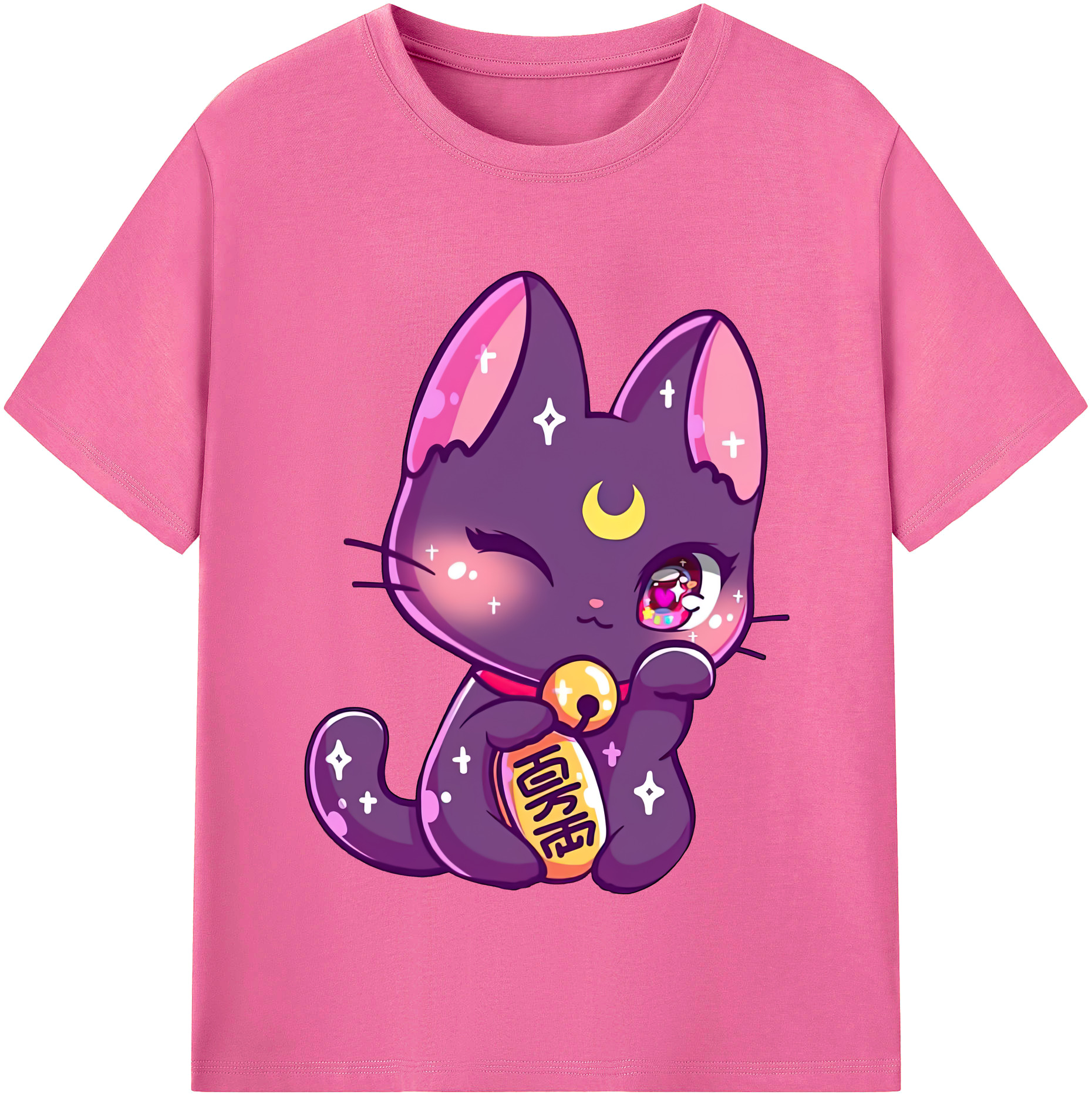 （画像用） 美少女戦士セーラームーン Sailor Moon レディースカジュアルプリントTシャツ（綿100％）